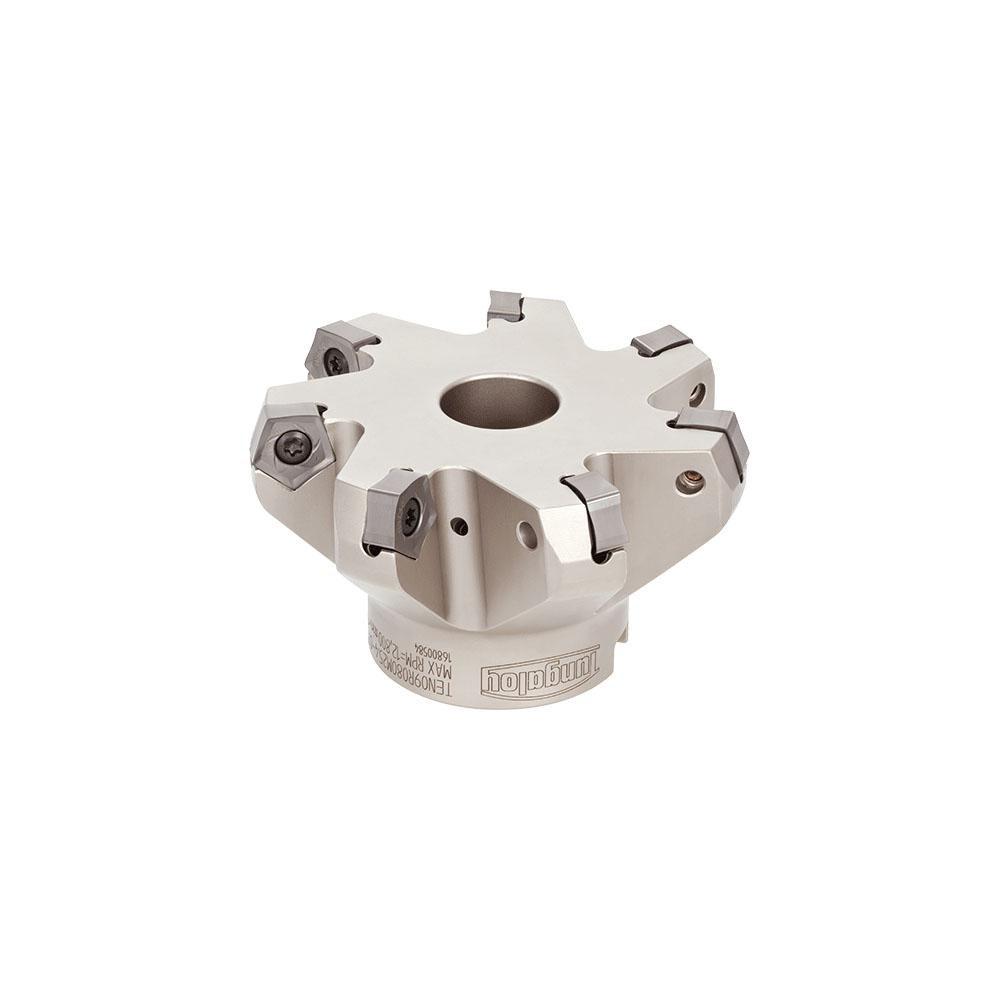 Tungaloy 2" Cut Dia, 3/4" Arbor Hole Dia, Indexable Square-Shoulder Face Mill - 6892207