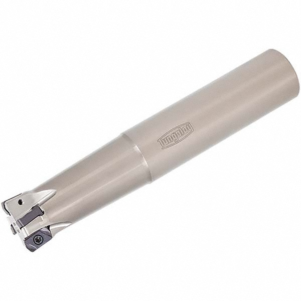Tungaloy Indexable High-Feed End Mill: EXN03R032M32.0-05, Cylindrical Shank - 6715180