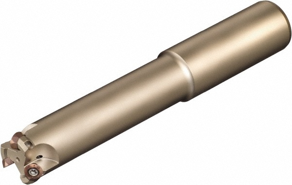 Seco Indexable Copy End Mill: 0.996" Cut Dia, 0.315" Max Depth of Cut, Through Coolant - 02941527