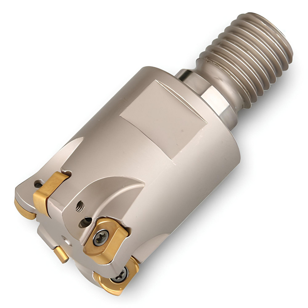 Tungaloy Indexable High-Feed End Mill: HXN03R032MM16-06, 32.00 mm Cut Dia, Modular Connection Shank - 6990880