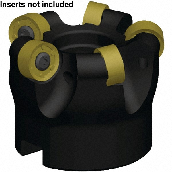 Tungaloy Indexable Copy Face Mill: 2" Max Cut Dia, 3/4" Arbor Hole - 3028949