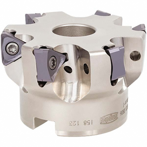 Tungaloy 50mm Cut Dia, 22mm Arbor Hole Dia, 11mm Max Depth, Indexable Square-Shoulder Face Mill - 6730266