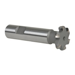 Cutting Tool Technologies 1/4" Cut Radius, 1" Dia, 0.65" Max Depth, 1" Shank Dia, Indexable Concave Radius Cutter - CAV-310C