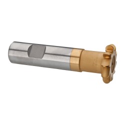 Cutting Tool Technologies 1/4" Cut Radius, 1" Dia, 0.65" Max Depth, 1" Shank Dia, Indexable Concave Radius Cutter - CAV-310C
