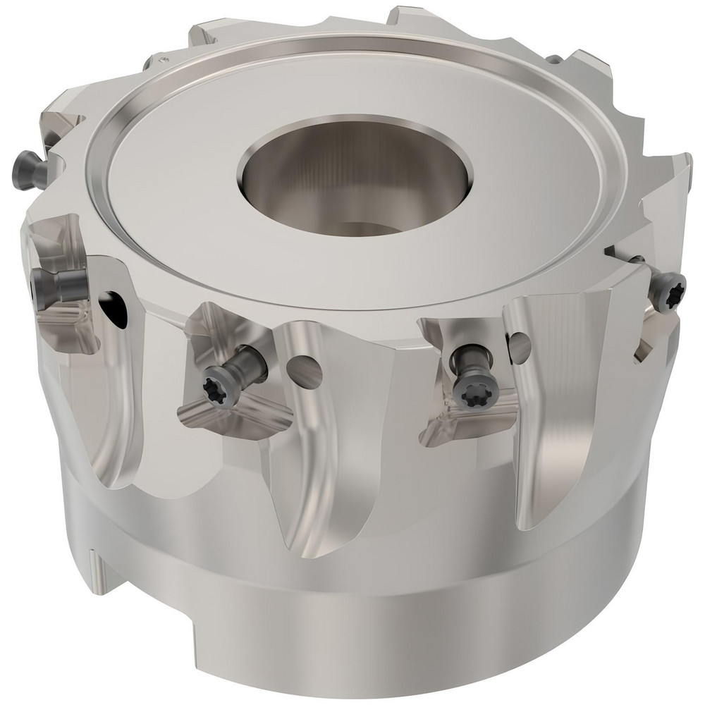 Seco 63mm Cut Dia, 27mm Arbor Hole Dia, 8mm Max Depth, Indexable Square-Shoulder Face Mill - 02827550