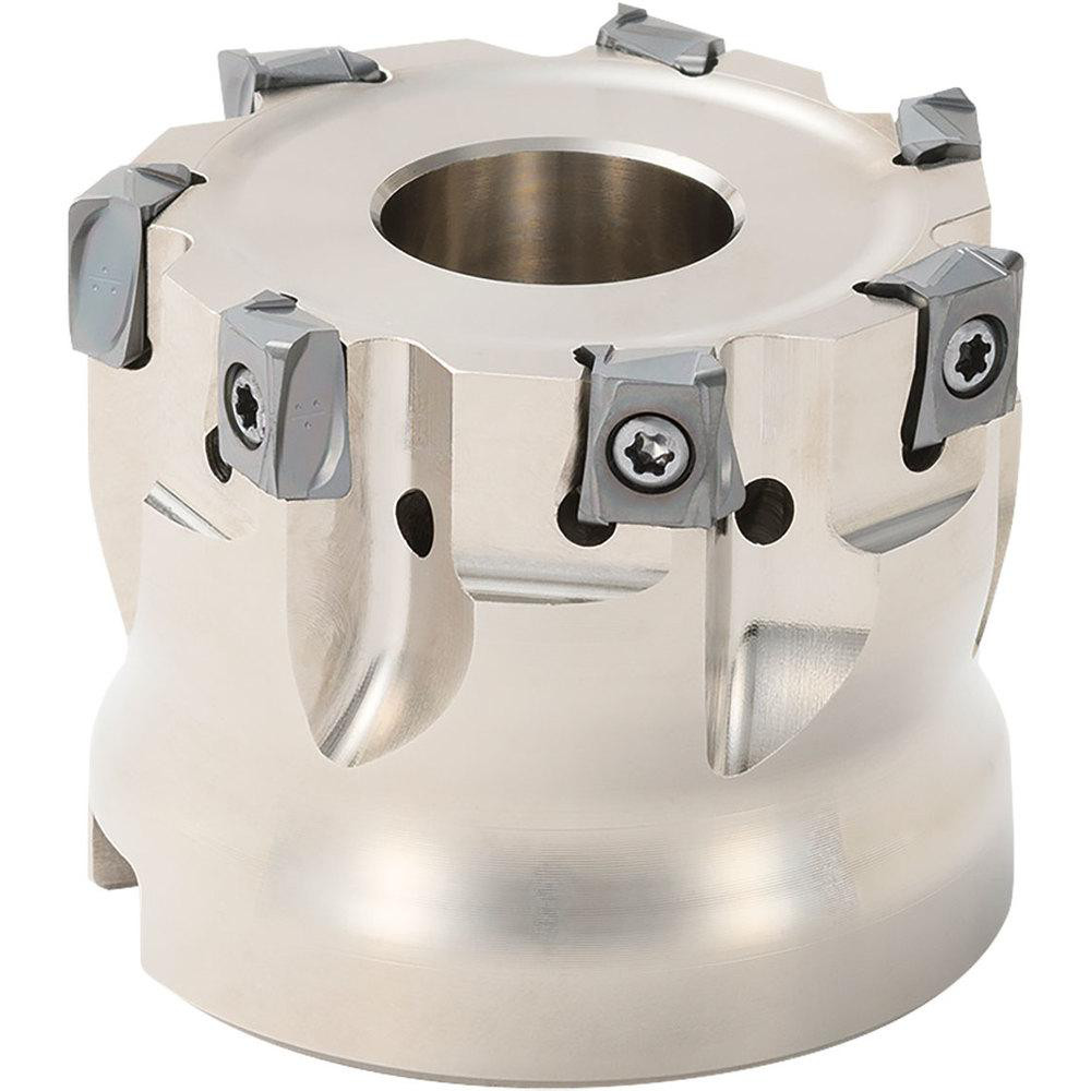 Seco 63mm Cut Dia, 27mm Arbor Hole Dia, 8mm Max Depth, Indexable Square-Shoulder Face Mill - 02827550