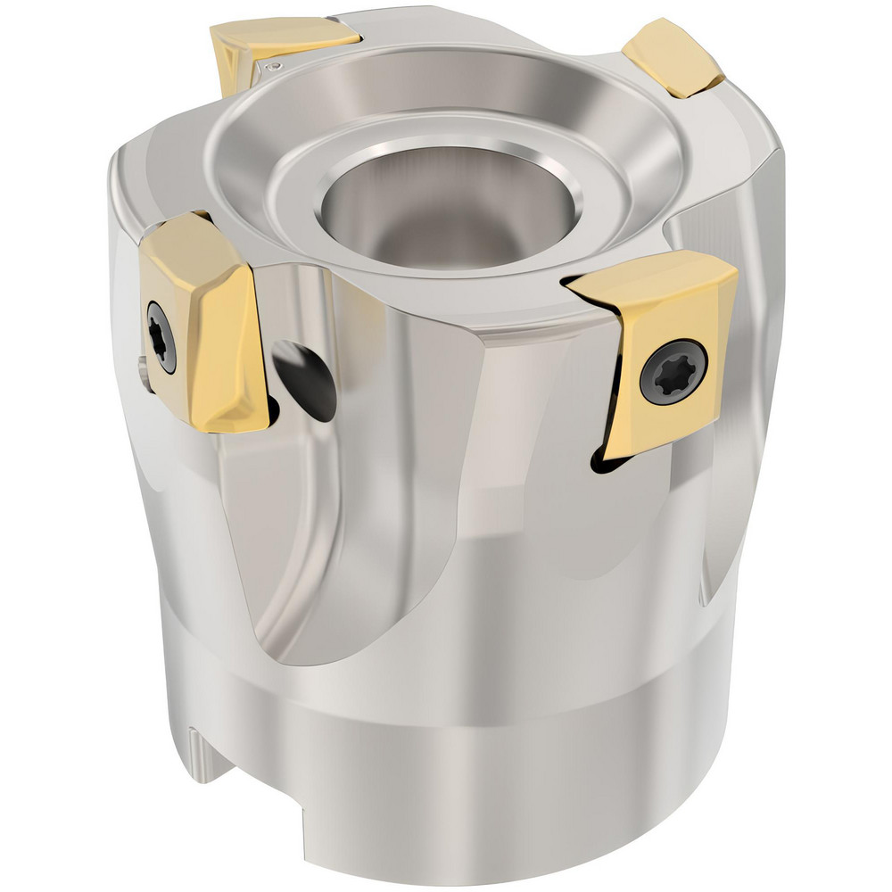 Seco 63mm Cut Dia, 27mm Arbor Hole Dia, 8mm Max Depth, Indexable Square-Shoulder Face Mill - 02827550