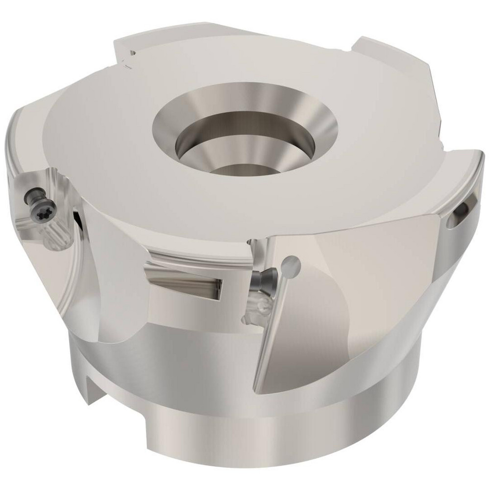 Seco 66mm Cut Dia, 27mm Arbor Hole Dia, 9mm Max Depth, Indexable Square-Shoulder Face Mill - 02969081