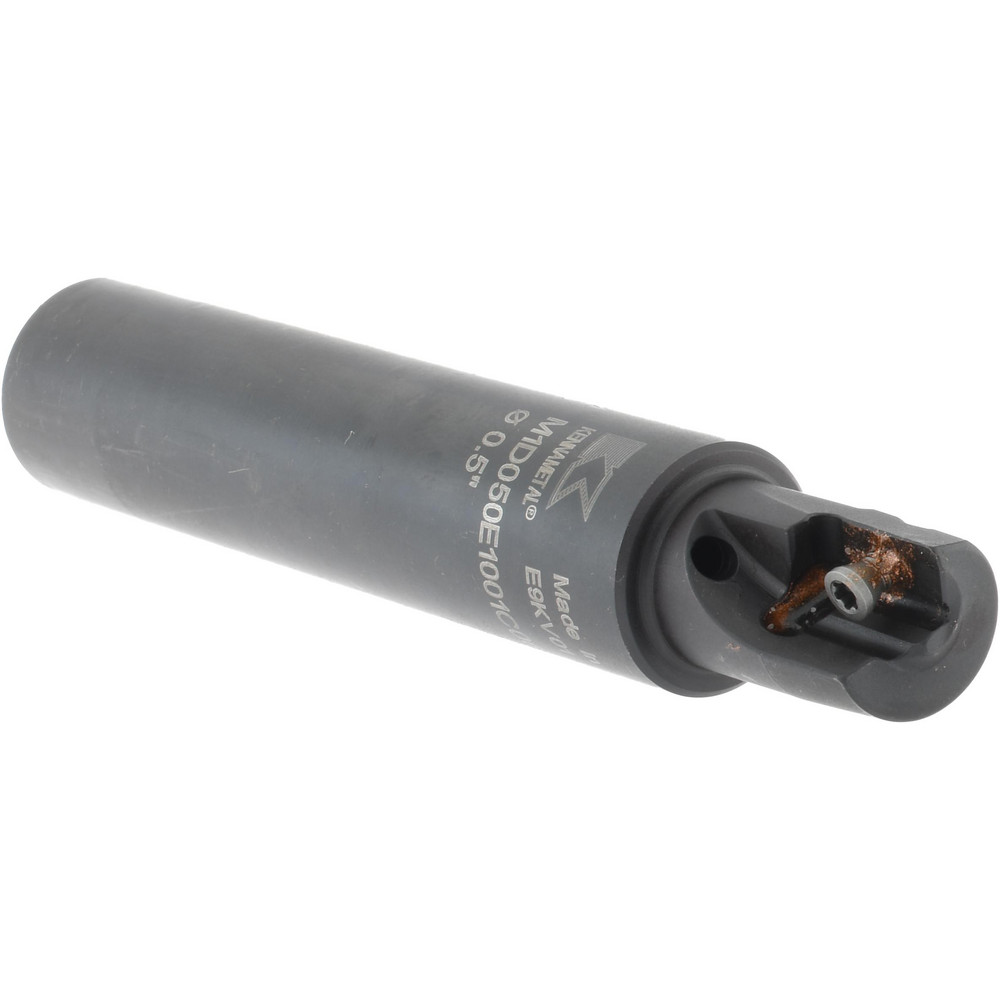 Kennametal Indexable Square-Shoulder End Mill: M1D050E1001C062L350, 1/2" Cut Dia, 0.404" Max Depth of Cut, 5/8" Dia Cylindrical Shank - 3742518