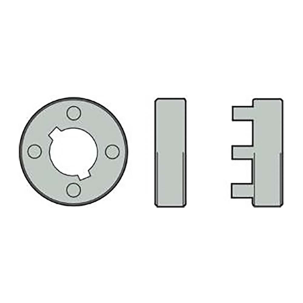 Kennametal 40mm Hole Dia, For 160mm Outside Dia, Compatible Toolholder Style A2, Slotting Cutter Drive Ring - 1247082