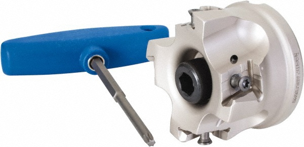 Iscar 2-1/2" Cut Dia, 1" Arbor Hole Dia, 0.63" Max Depth, Indexable Square-Shoulder Face Mill - 3105213