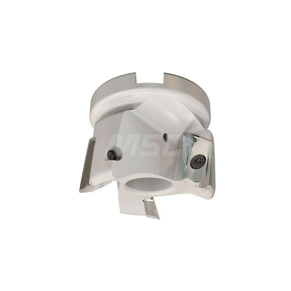 Iscar 2-1/2" Cut Dia, 1" Arbor Hole Dia, 0.63" Max Depth, Indexable Square-Shoulder Face Mill - 3105213