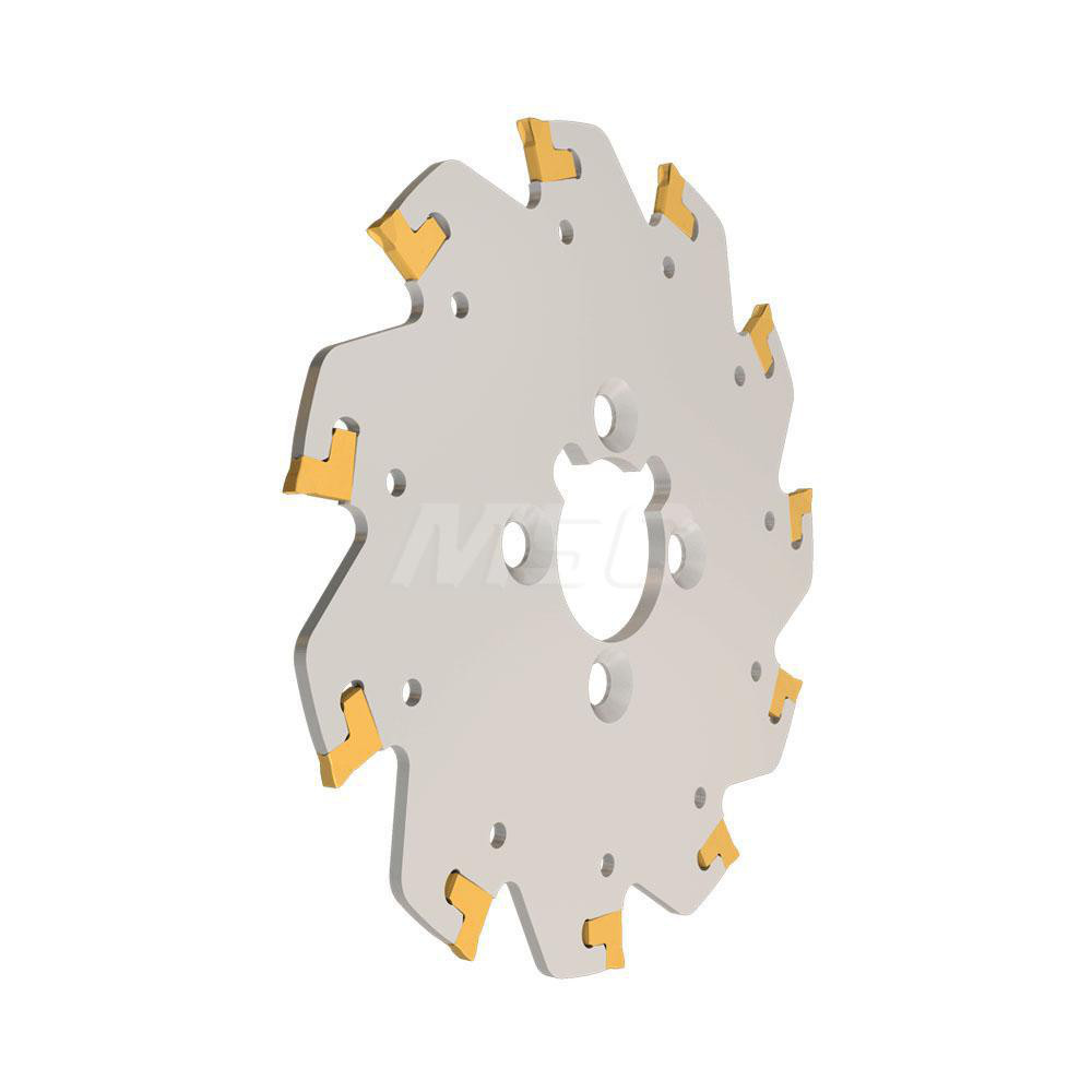 Iscar Indexable Slotting Cutter: 2.00 mm Cutting Width, 50.00 mm Cutter Dia, Arbor Connection, 10.00 mm Depth of Cut, 10.00 mm Depth of Cut, 8.00 mm Shank Dia, Right Hand - 2302420