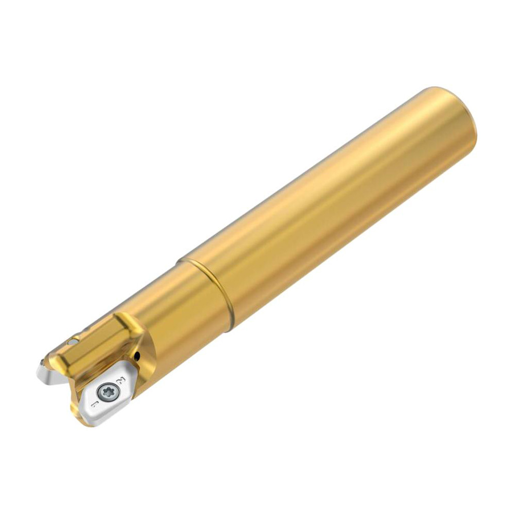 Seco Indexable Copy End Mill: 3/4" Cut Dia, 0.75" Max Depth of Cut, Through Coolant - 03245371