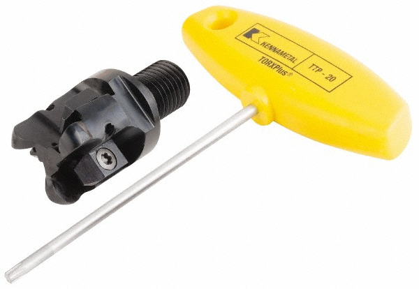 Kennametal Indexable Copy End Mill: 1-1/4" Cut Dia, 0.1968" Max Depth of Cut, Through Coolant - 2251756