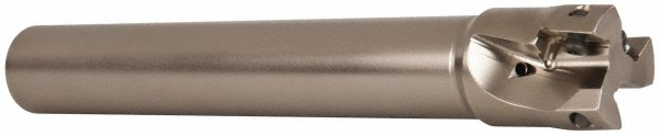 Seco Indexable Square-Shoulder End Mill: R217.69-01.50-3-18-4AN, 1-1/2" Cut Dia, 0.669" Max Depth of Cut, 1-1/4" Dia Weldon Flat Shank - 02694954