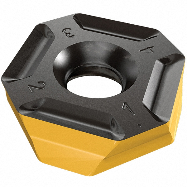 Iscar 4.37" Cut Dia, 1-1/2" Arbor Hole, 0.18" Max Depth of Cut, 50° Indexable Chamfer & Angle Face Mill - 3106552
