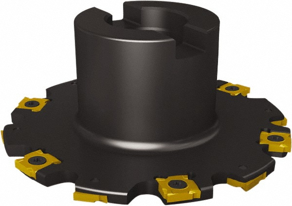 Seco Indexable Slotting Cutter: 0.1220" Cutting Width, 5.0000" Cutter Dia, Arbor Connection, 1.3580" Depth of Cut, 1.2500" Hole Dia, Right Hand - 75054877