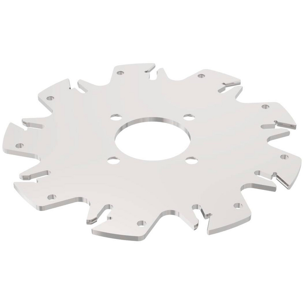 Seco Indexable Slotting Cutter: 0.1220" Cutting Width, 5.0000" Cutter Dia, Arbor Connection, 1.3580" Depth of Cut, 1.2500" Hole Dia, Right Hand - 75054877