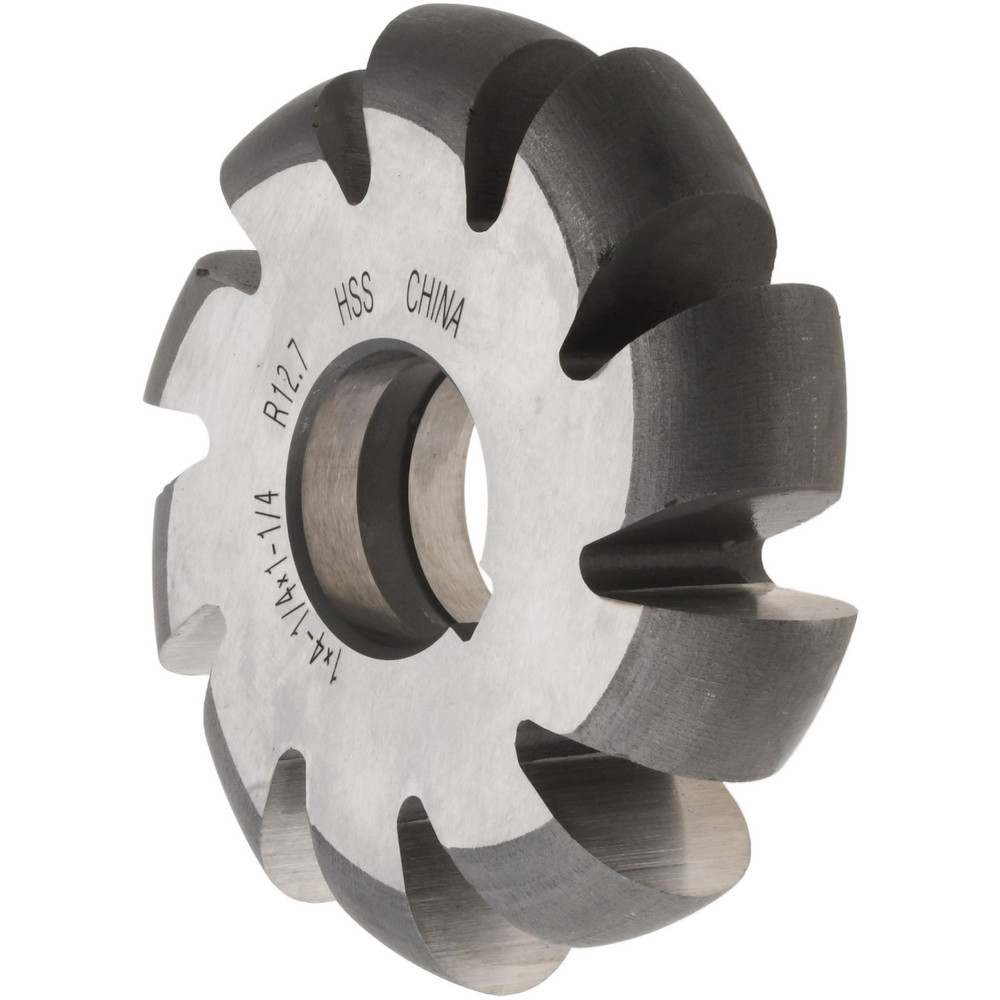 Cutting Tool Technologies 1-1/4" Dia, 0.55" Max Depth, 1-1/4" Shank Dia, Indexable Convex Radius Cutter - VEX670C
