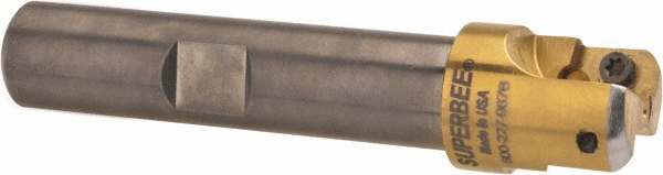 Cutting Tool Technologies 1-1/4" Dia, 0.55" Max Depth, 1-1/4" Shank Dia, Indexable Convex Radius Cutter - VEX670C