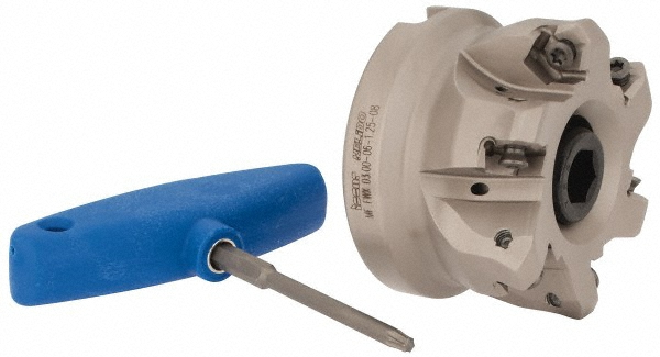 Iscar 2.398" Cut Dia, 1-1/4" Arbor Hole, 0.138" Max Depth of Cut, 30° Indexable Chamfer & Angle Face Mill - 3106030
