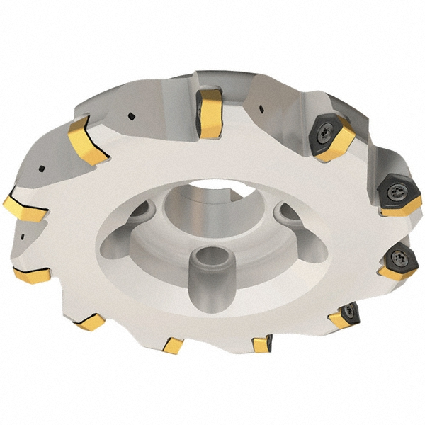 Iscar 2.398" Cut Dia, 1-1/4" Arbor Hole, 0.138" Max Depth of Cut, 30° Indexable Chamfer & Angle Face Mill - 3106030