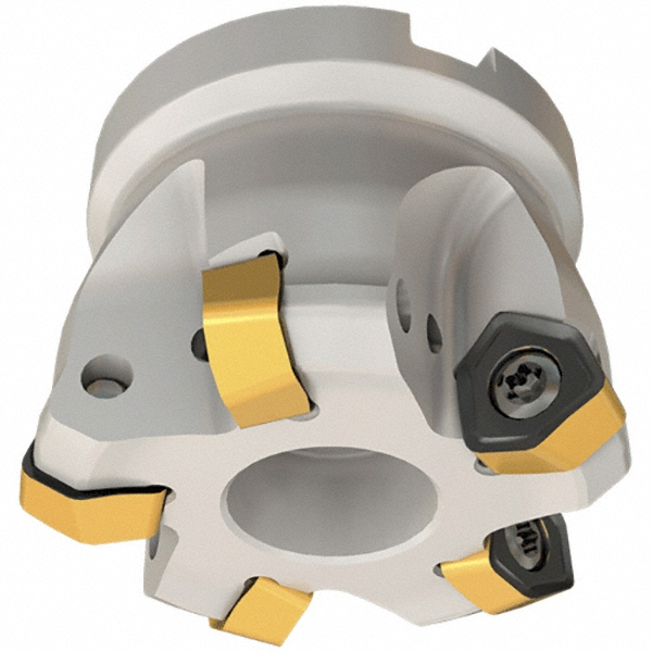 Iscar 2.398" Cut Dia, 1-1/4" Arbor Hole, 0.138" Max Depth of Cut, 30° Indexable Chamfer & Angle Face Mill - 3106030