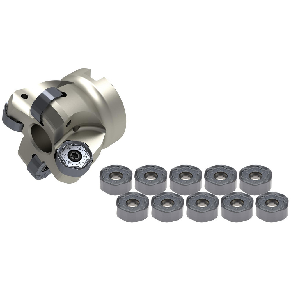 Accupro Indexable Chamfer & Angle Face Mills: Minimum Cutting Diameter (Decimal Inch): 3.0000; Minimum Cutting Diameter (Inch): 3 - 40671372/54054267