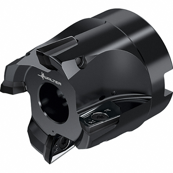 Iscar 63mm Cut Dia, 27mm Arbor Hole Dia, 69mm Max Depth, Indexable Square-Shoulder Face Mill - 3107274