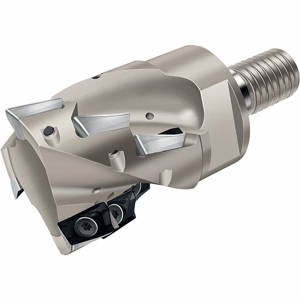 Widia Indexable Square-Shoulder End Mill: 12393060800, 80 mm Cut Dia, 29 mm Max Depth of Cut, Modular Connection Shank - 2021433