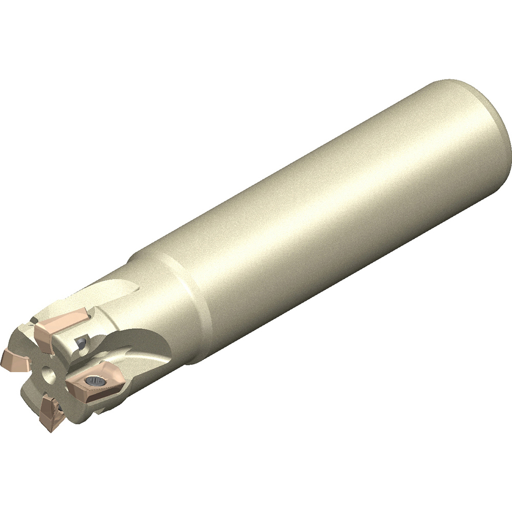 Sumitomo Indexable Square-Shoulder End Mill: WEZ11025ES04-16, 25 mm Cut Dia, 10 mm Max Depth of Cut, 16 mm Dia Straight Shank - 2900AHU
