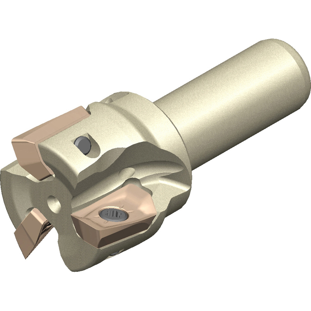 Sumitomo Indexable Square-Shoulder End Mill: WEZ11025ES04-16, 25 mm Cut Dia, 10 mm Max Depth of Cut, 16 mm Dia Straight Shank - 2900AHU