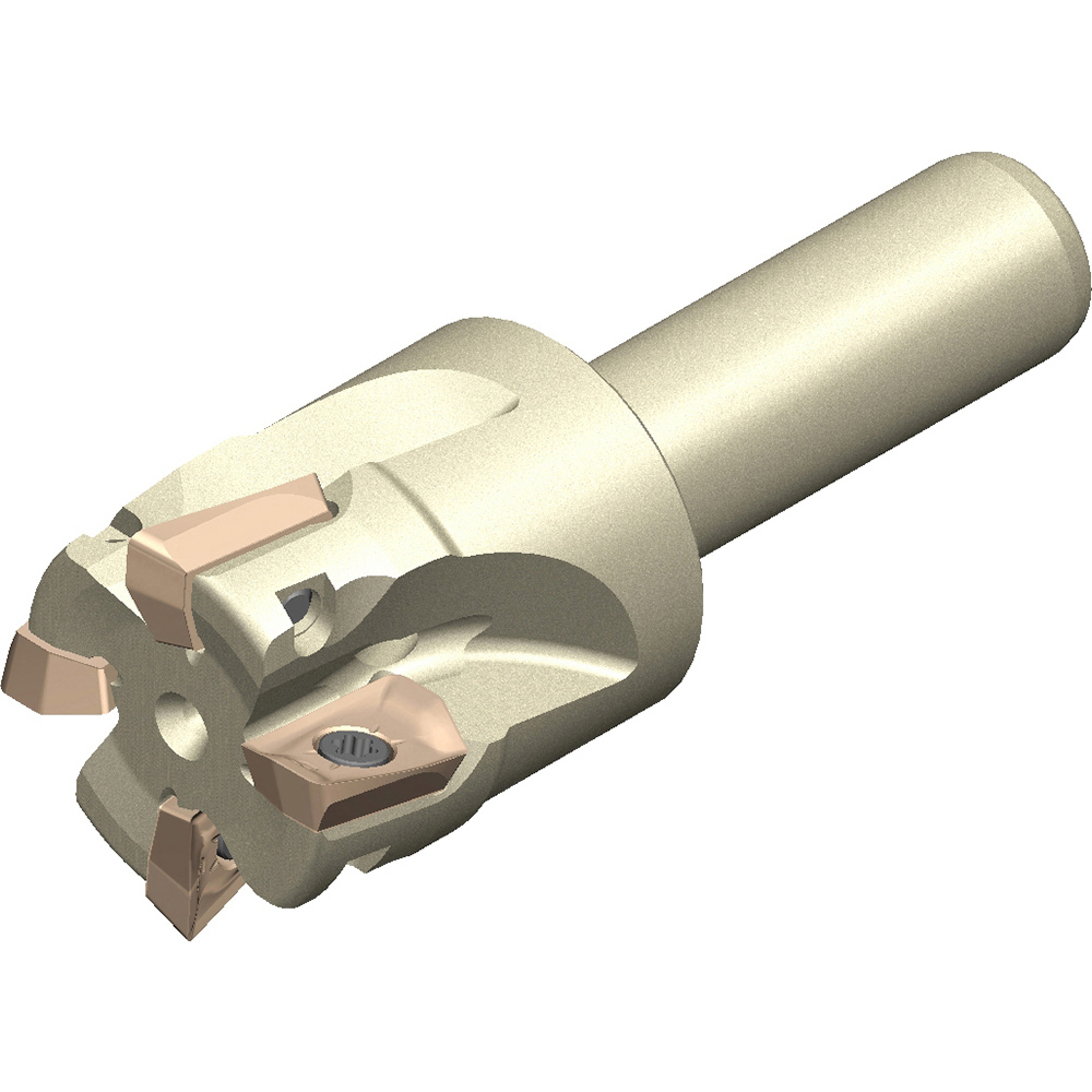 Sumitomo Indexable Square-Shoulder End Mill: WEZ11025ES04-16, 25 mm Cut Dia, 10 mm Max Depth of Cut, 16 mm Dia Straight Shank - 2900AHU