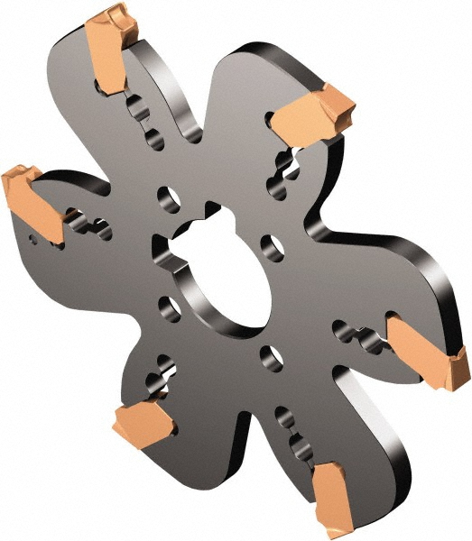 Iscar Indexable Slotting Cutter: 4.00 mm Cutting Width, 100.00 mm Cutter Dia, Arbor Connection, 29.00 mm Depth of Cut, 29.00 mm Depth of Cut, 22.00 mm Shank Dia, Right Hand - 2302202