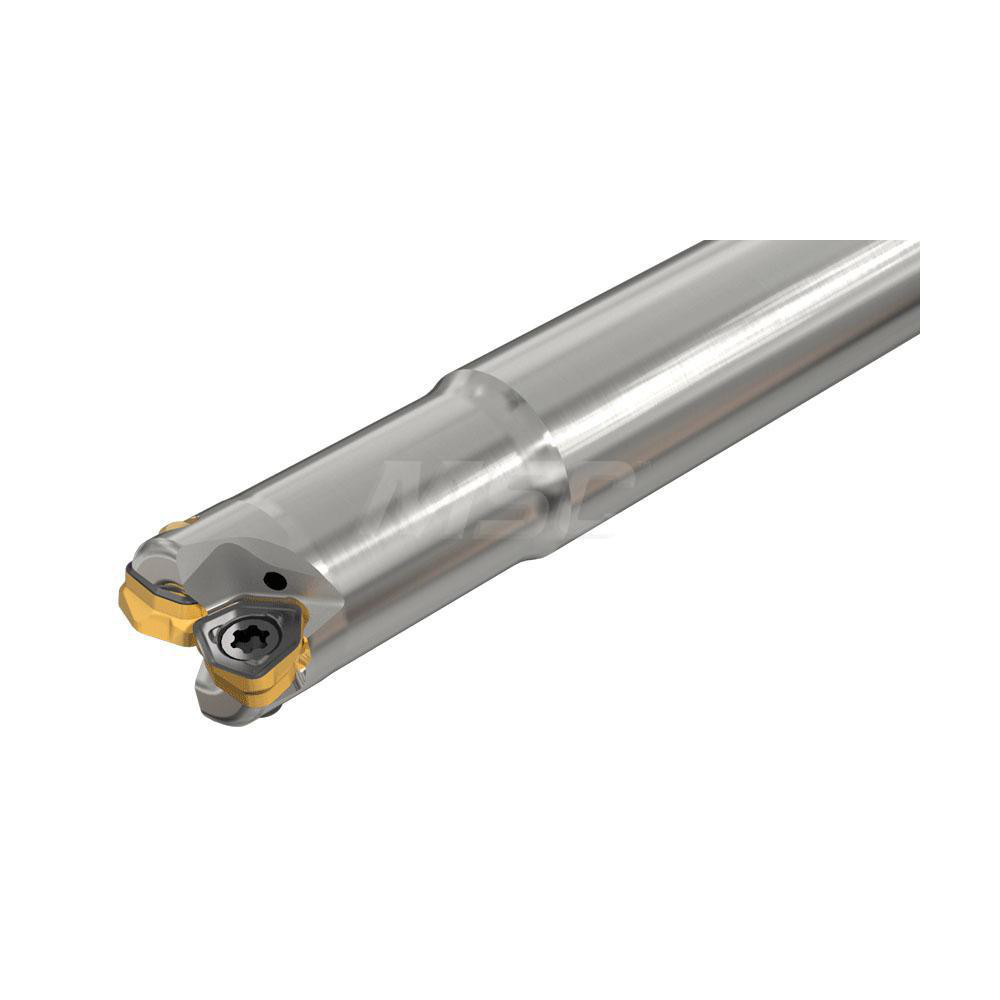 Tungaloy Indexable High-Feed End Mill: EXH07R012M12.0-02, Cylindrical Shank - 6852774