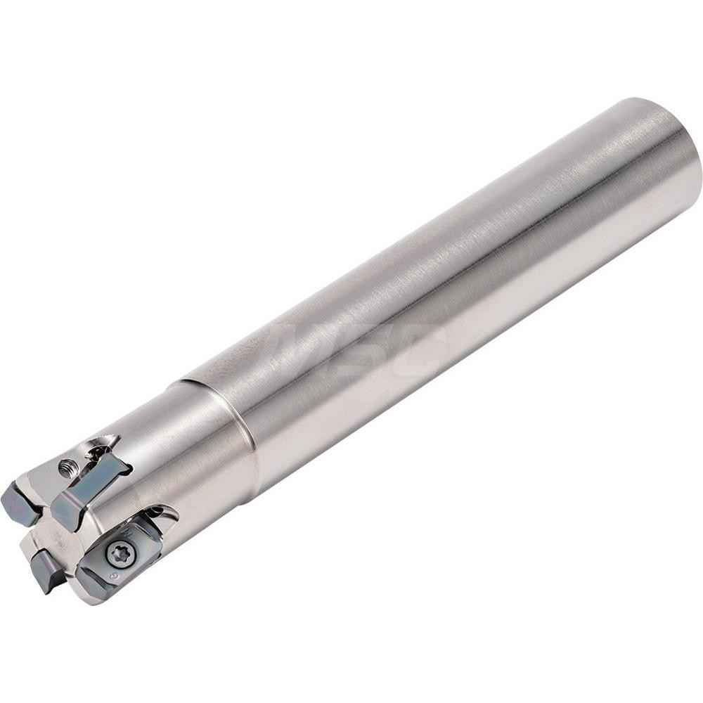 Walter Indexable High-Feed End Mill: M4002-020-A20-02-01, Cylindrical Shank - 6795843