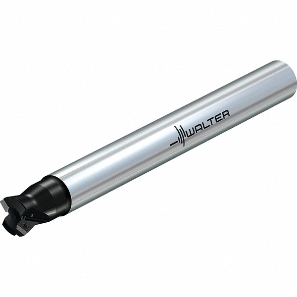 Walter Indexable High-Feed End Mill: M4002-020-A20-02-01, Cylindrical Shank - 6795843