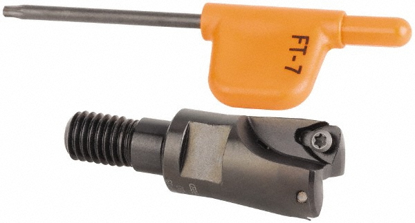 Kennametal Indexable High-Feed End Mill: 16Y02R025M08SWP03, 16.00 mm Cut Dia, Modular Connection Shank - 3331550