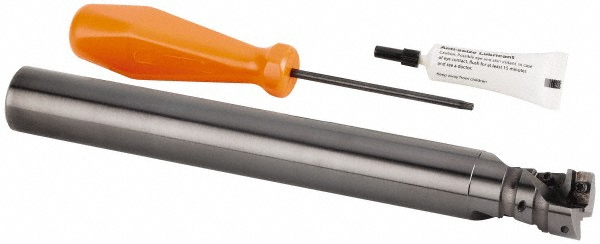 Kennametal Indexable Square-Shoulder End Mill: KDMR25S25220, 25 mm Cut Dia, 28 mm Max Depth of Cut, 25 mm Dia Cylindrical Shank - 3587065