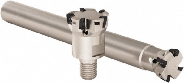 Kennametal 1-1/2" Cut Dia, 11mm Max Depth of Cut, 1-1/4" Shank Diam,Indexable Plunge End Mill - 3107215
