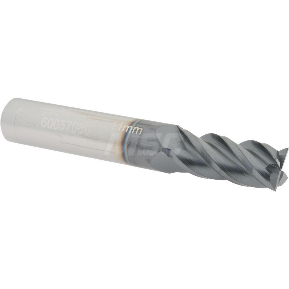 Kennametal 1-1/2" Cut Dia, 11mm Max Depth of Cut, 1-1/4" Shank Diam,Indexable Plunge End Mill - 3107215