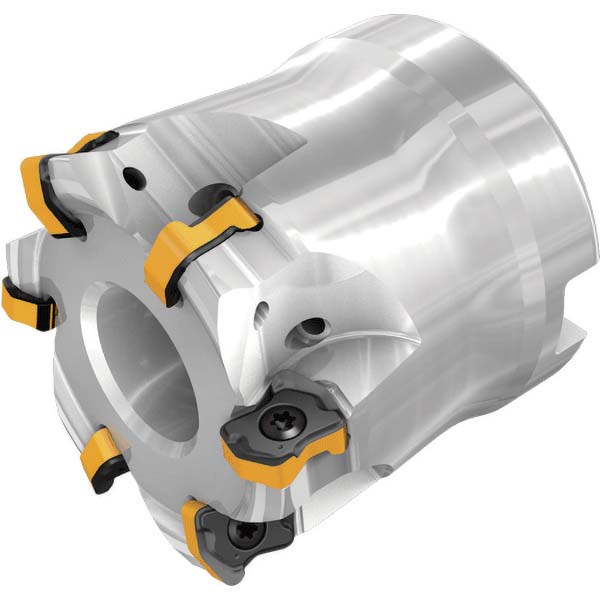 Iscar Indexable High-Feed Face Mill: 32.6 to 40 mm Cut Dia, 16 mm Arbor Hole - 3336687
