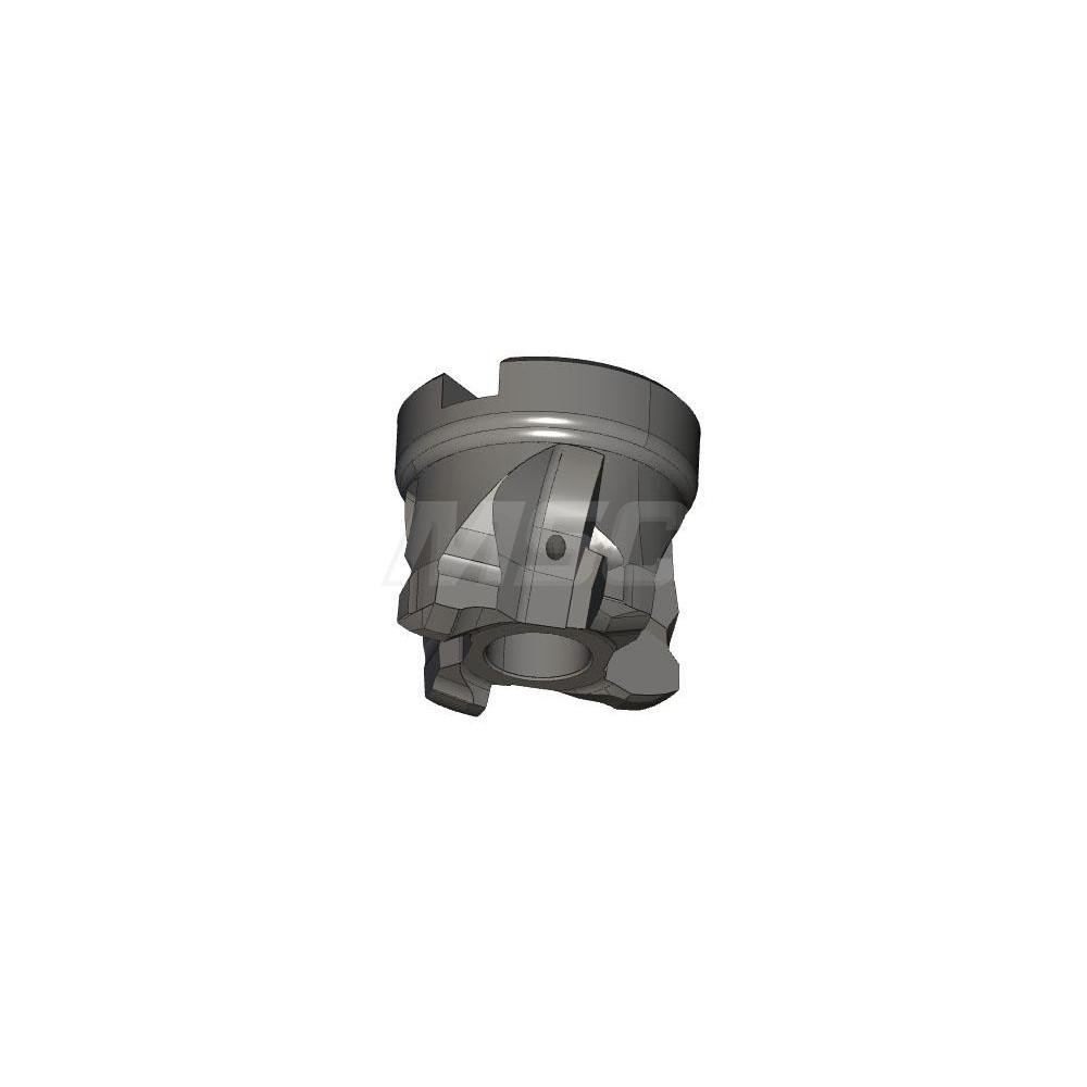 Iscar Indexable High-Feed Face Mill: 32.6 to 40 mm Cut Dia, 16 mm Arbor Hole - 3336687