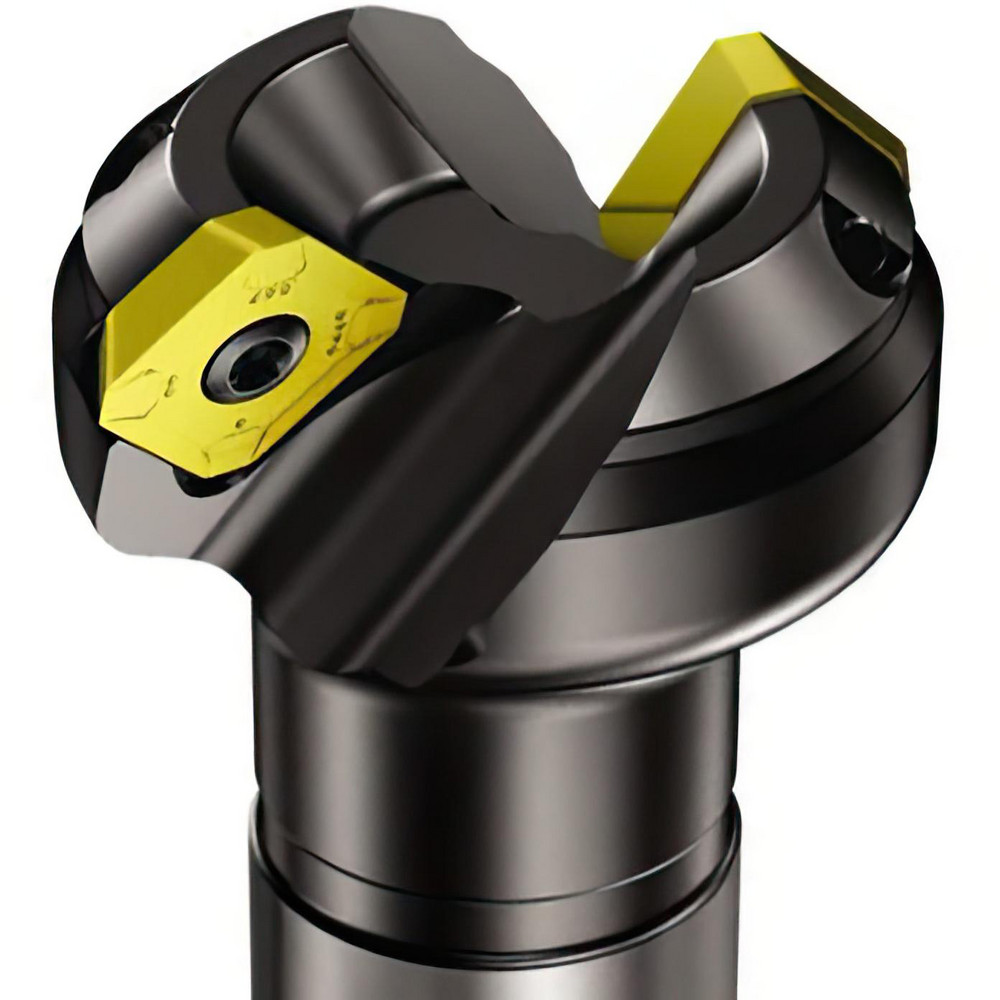 Sandvik Coromant 2" Cut Dia, 0.24" Max Depth of Cut, 45° Indexable Chamfer & Angle Face Mill - 5738671