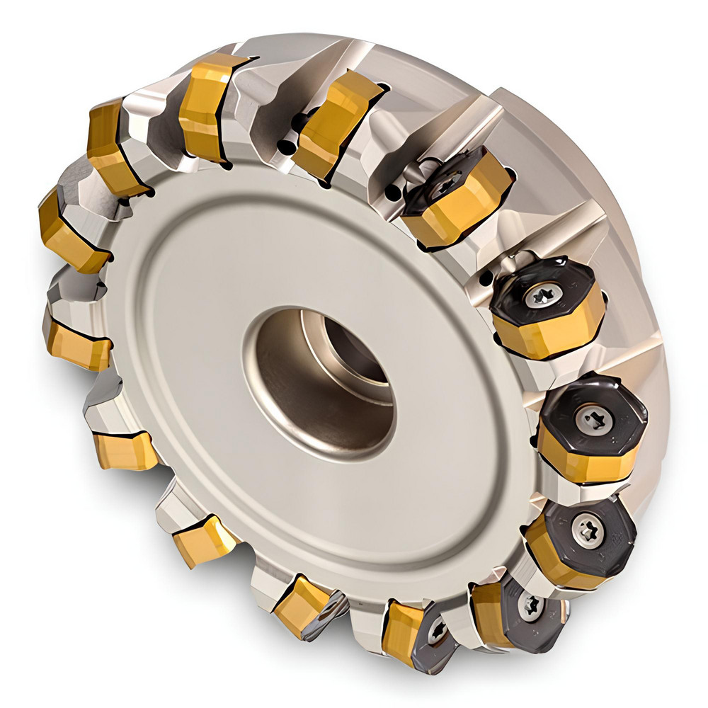 Sumitomo 8" Cut Dia, 2-1/2" Arbor Hole, 6mm Max Depth of Cut, 45° Indexable Chamfer & Angle Face Mill - 2200W8T