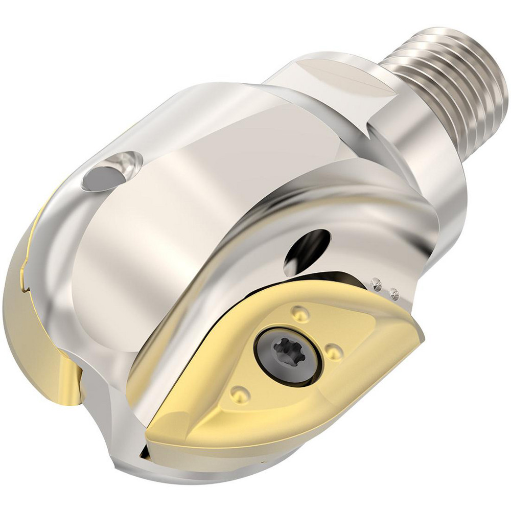 Seco Indexable Ball Nose End Mill: 2" Cut Dia, Steel - 02928066