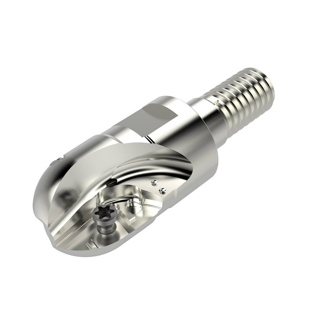 Seco Indexable Ball Nose End Mill: 2" Cut Dia, Steel - 02928066