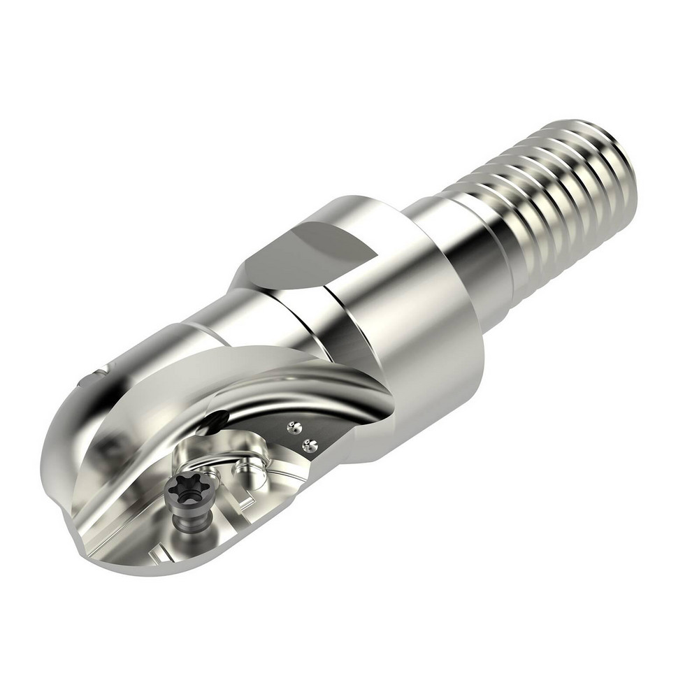 Seco Indexable Ball Nose End Mill: 2" Cut Dia, Steel - 02928066