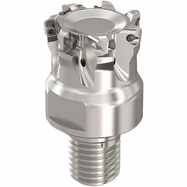Seco Indexable High-Feed End Mill: R2172101.5020RELP06.7A, 1" Cut Dia, Modular Connection Shank - 02928069
